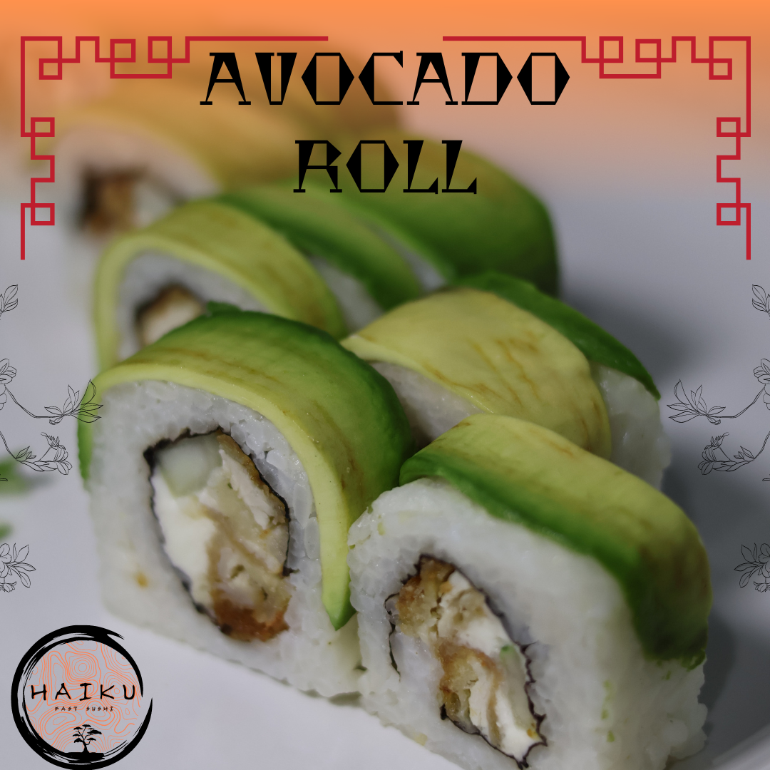 Rollo de sushi AvocadoRoll