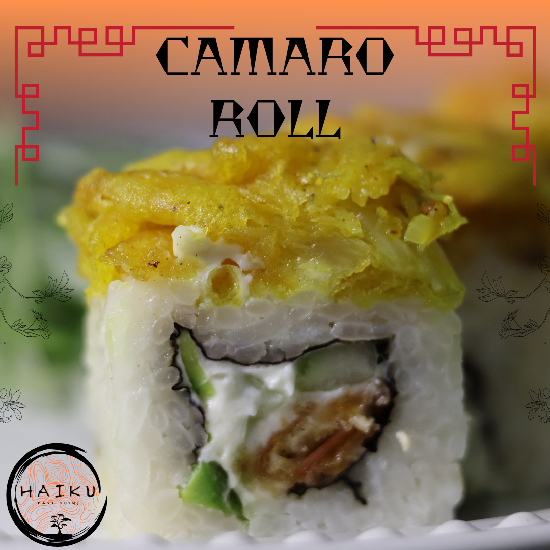 Rollo de sushi camaroRoll